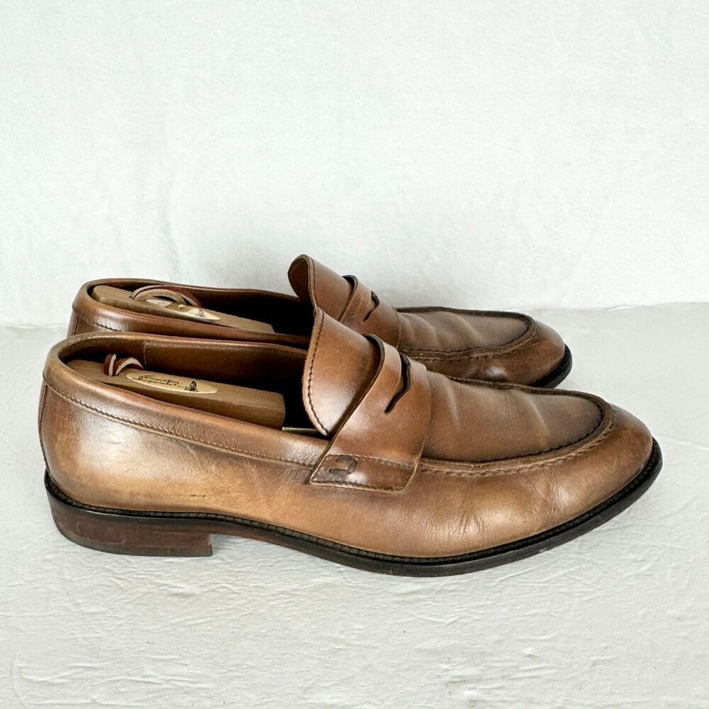 To Boot New York Men's Leather Penny Loafers Size 9 Brown
